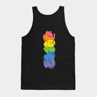 Rainbow of Cats Tank Top